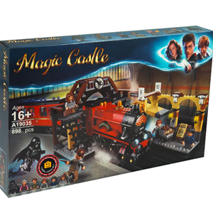 لگو هری پاتر و ایستگاه جادویی قطار هاگوارتز 898 قطعه 4th Party 19035 Hogwarts Express_اسباب بازی